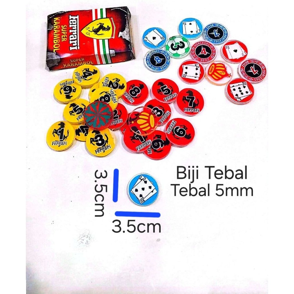 Biji Karambol tebal dan tipis / Bubuk Kristal Karambol