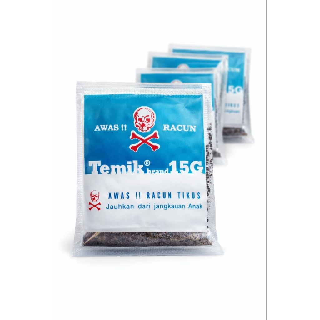 Racun Tikus Temik Brand 15 Gram – Saset Ampuh Pembasmi Tikus