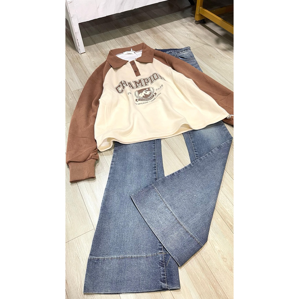 Sweater Kaos Berkerah Champion Bkk Import