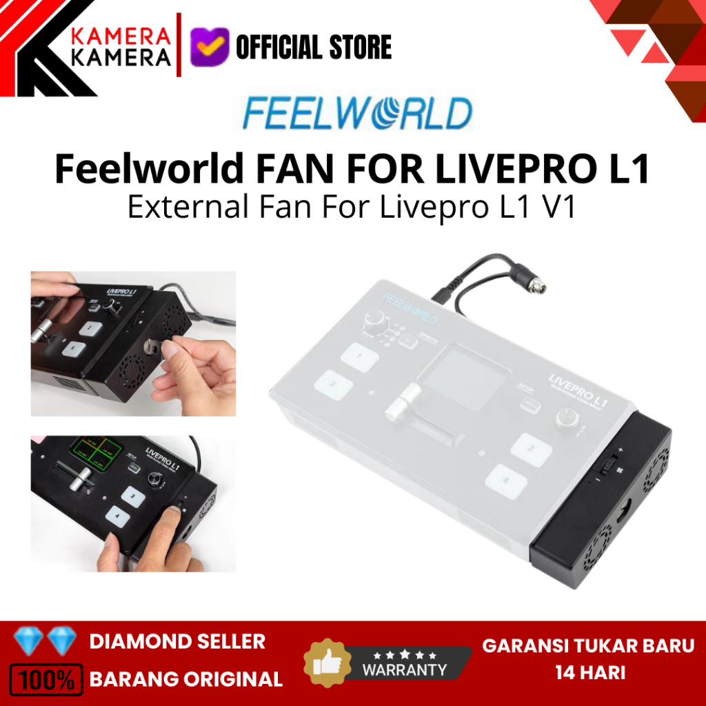 Feelworld External Fan For Livepro L1 V1 & Livepro L1 Video Switcher