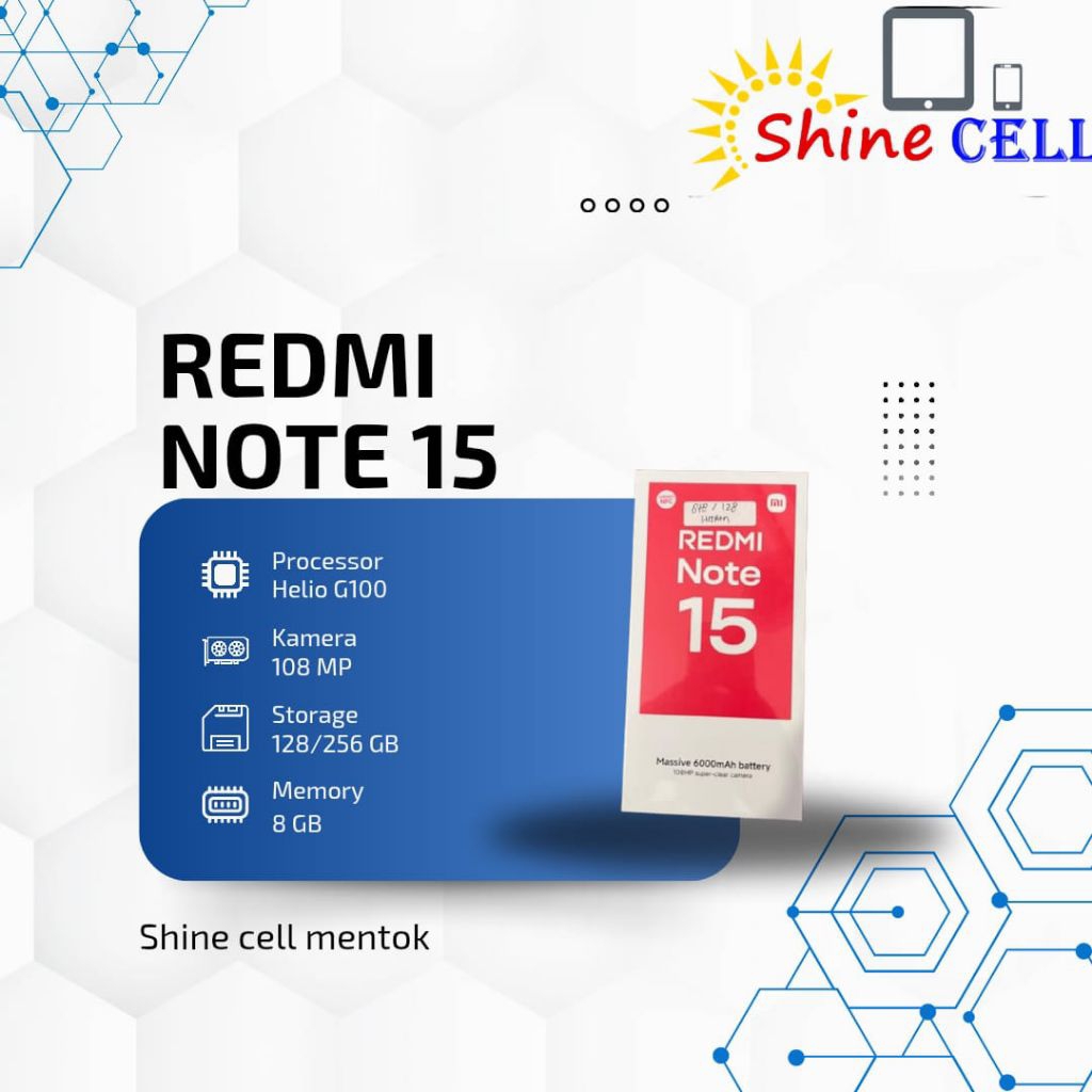 Xiaomi redmi note 15 ram 8/128