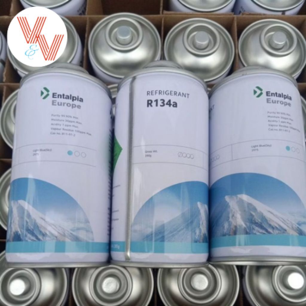 klea gold & entalpia europe hfc-134a/R134a/R134/R 134,refrigerant kaleng mobil/kulkas,harga/dus isi 