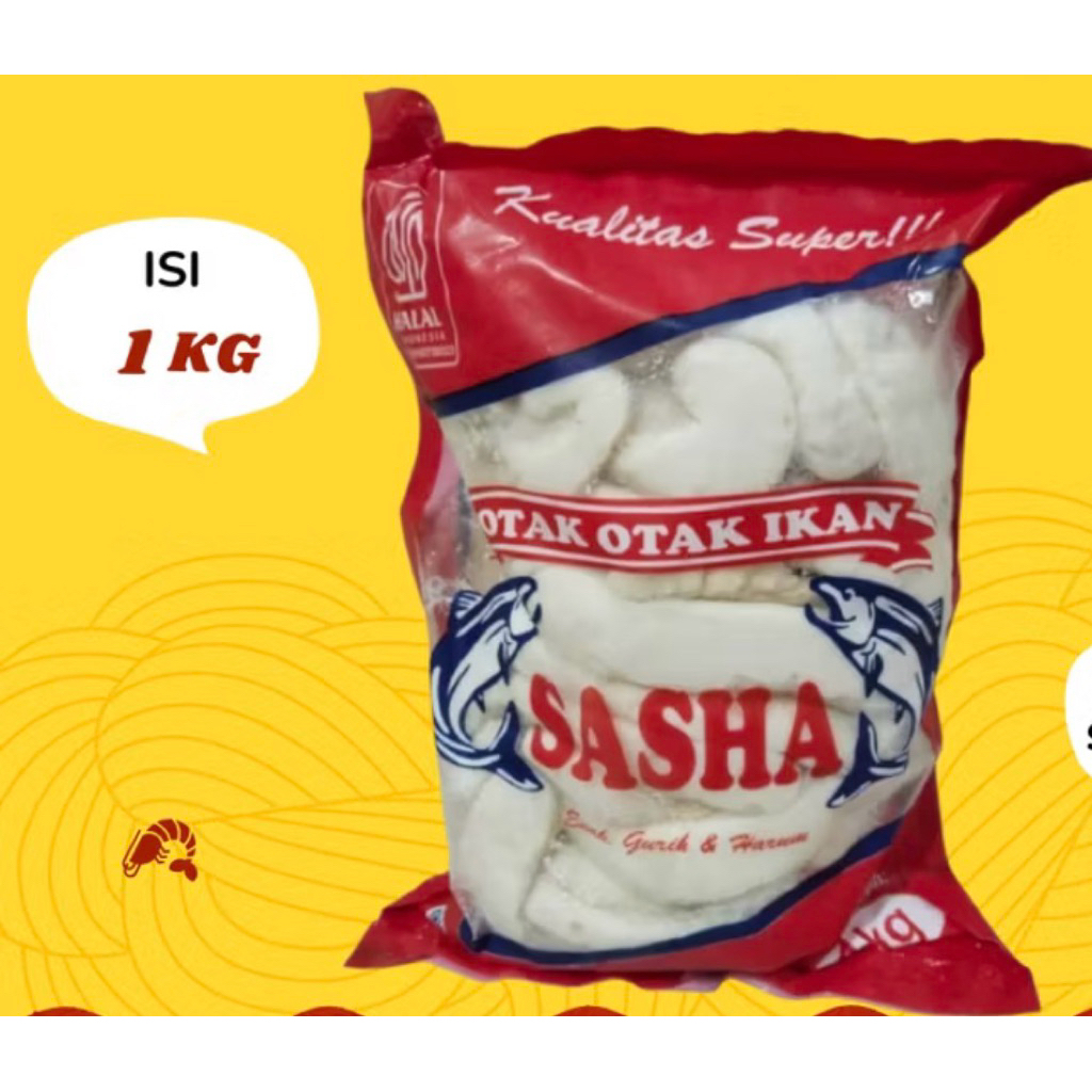 SASHA - OTAK OTAK IKAN SASHA - 1KG
