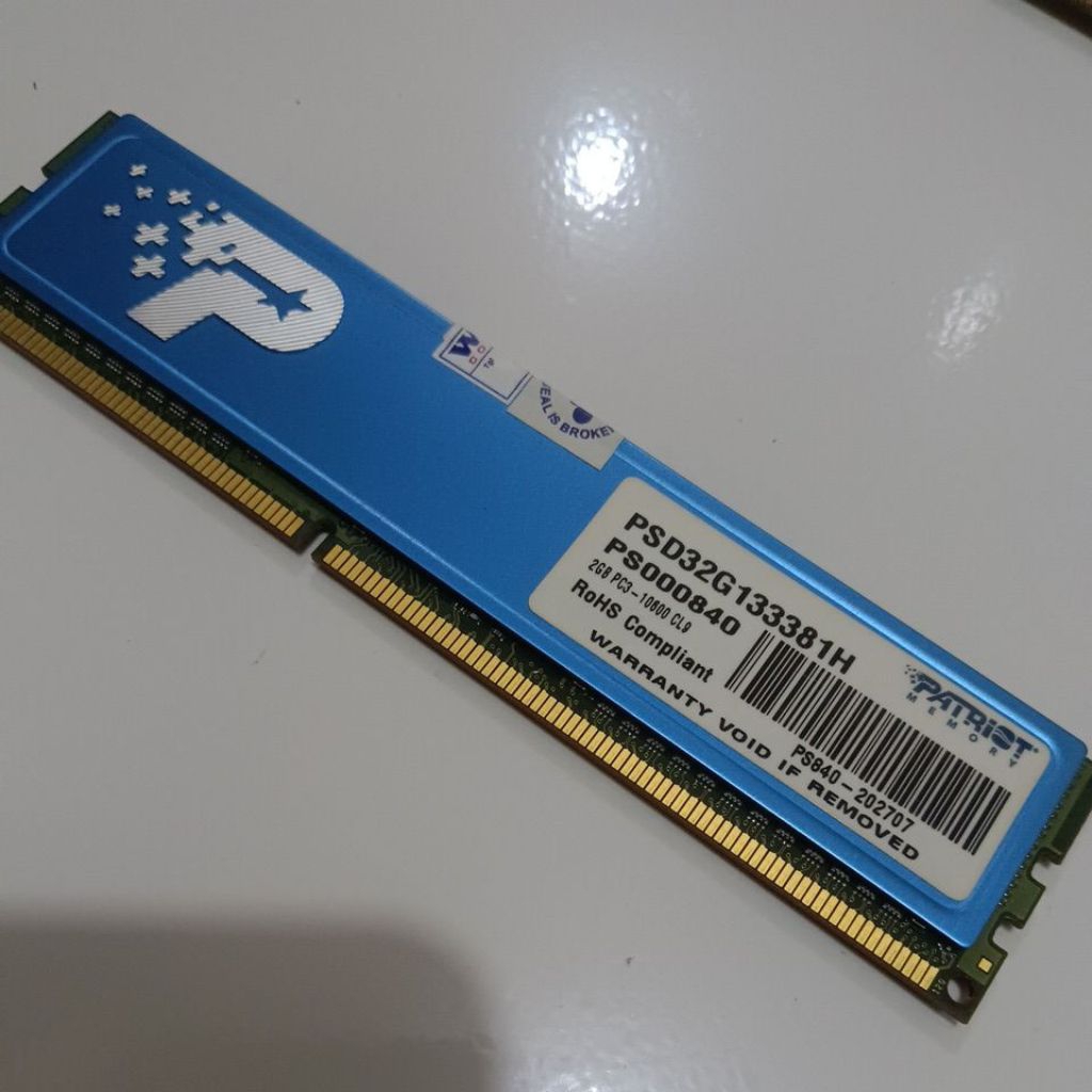 Momori RAM DDR3 2GB PATRIOT PC10600