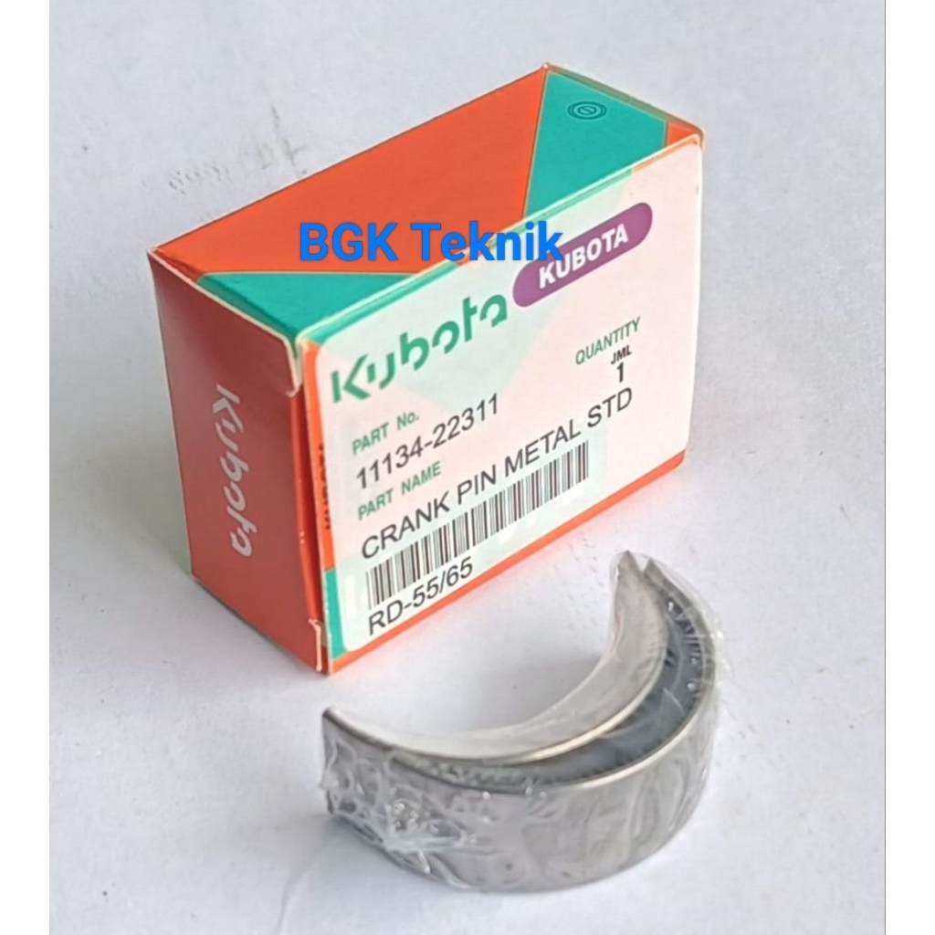Metal Jalan (std) RD55/ RD65 Kubota CPM Crank Pin Metal RD55/ RD65 Kubota Deisel