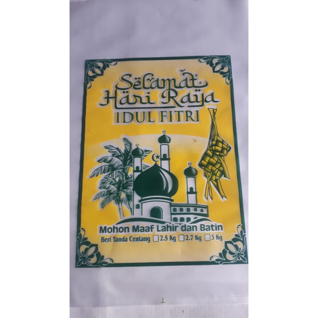 plastik beras zakat 3kg