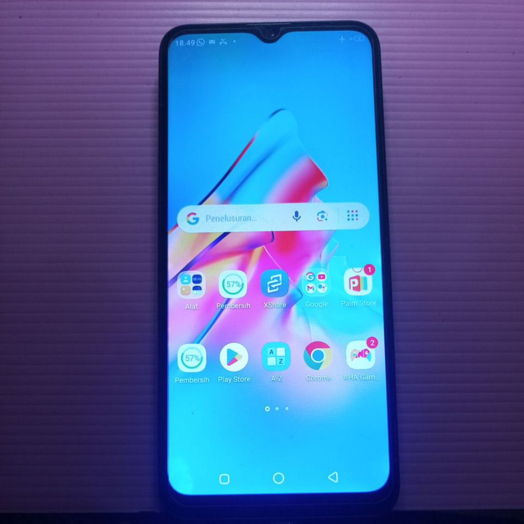 lcd touskrin+prame infinix smart 5 copotan