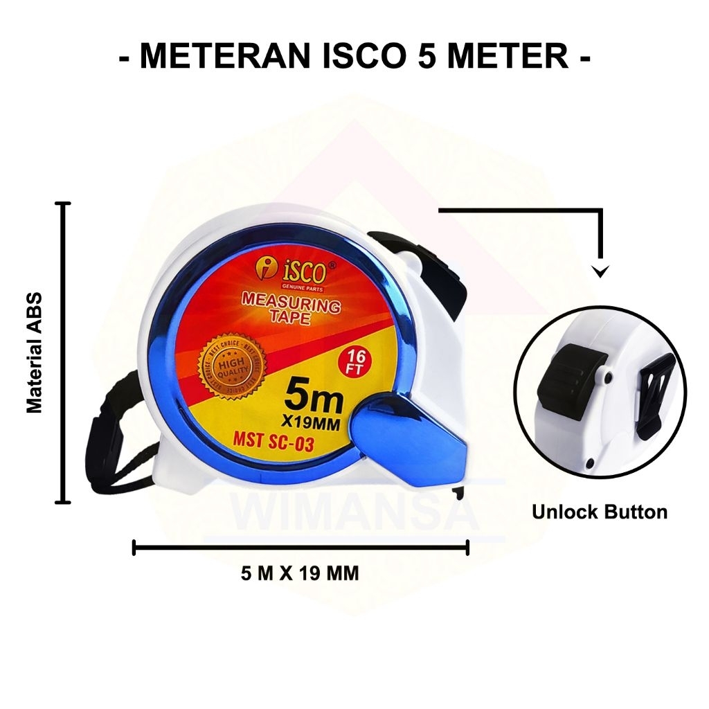 METERAN ISCO 02 dan 03/METERAN KARET ISCO PER DUSIN (12 pcs)