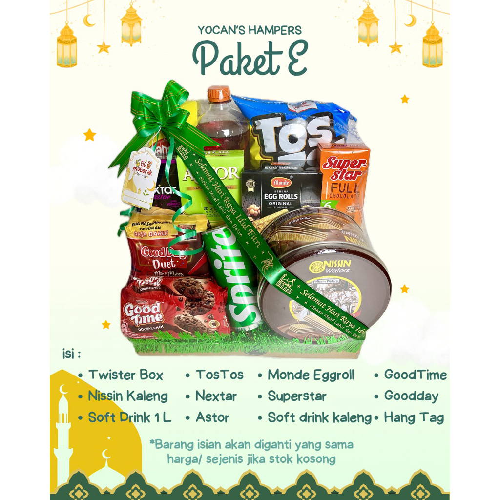 PARCEL NATAL / PARCEL LEBARAN / PARCEL MURAH Hampers Natal