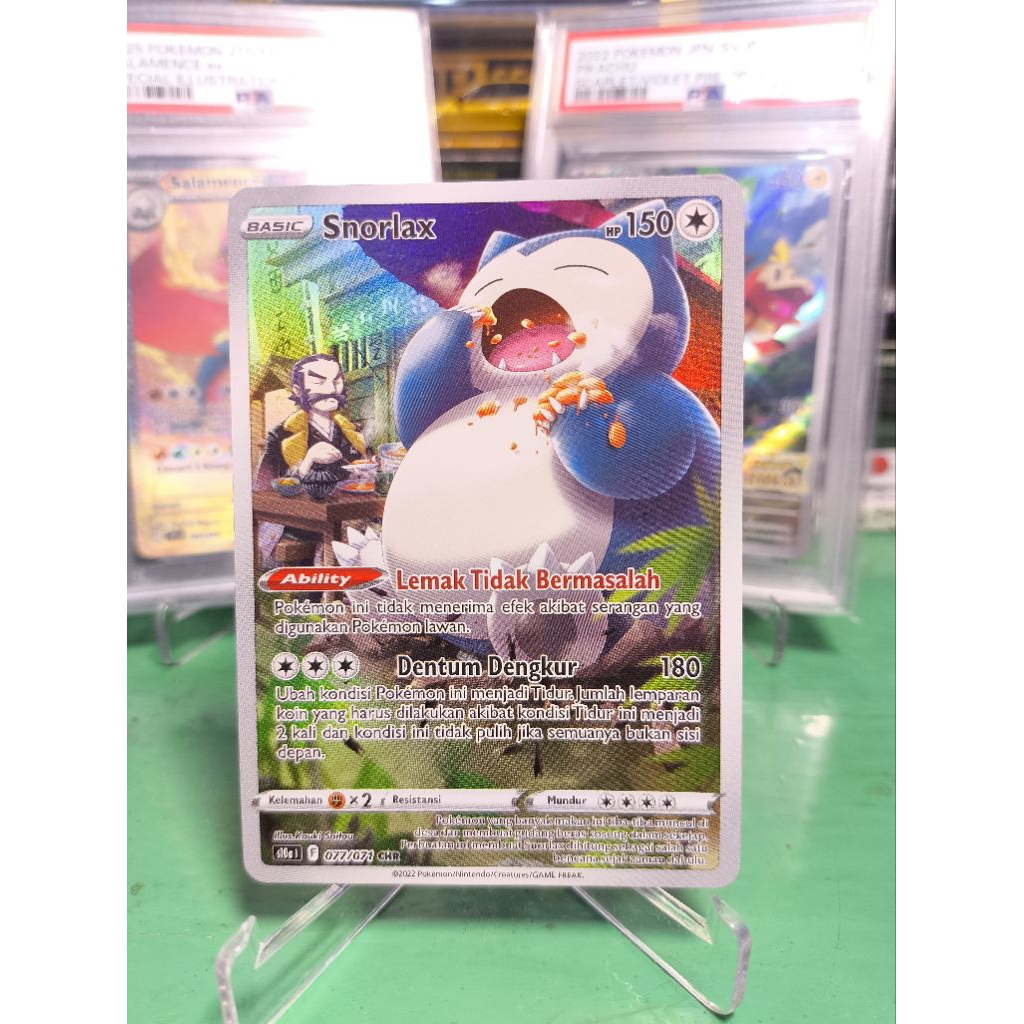 Pokemon Snorlax CHR - S10a - Kejuaraan Ekspansi Baru - Indonesia