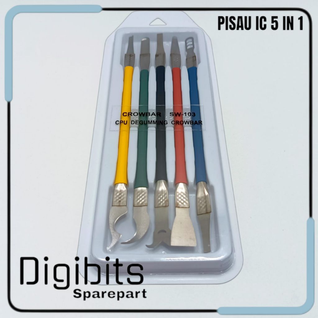 Pisau IC PCB Presisi Lentur Tipis 5 in 1
