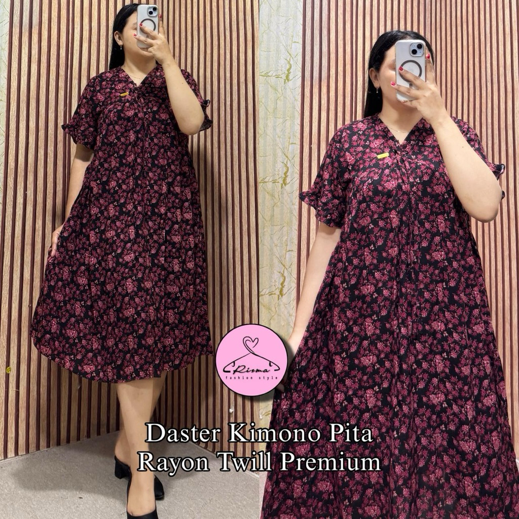 Daster Rayon Kimono Pita Bahan Rayon Twill Premium Model Terbaru Kekinian