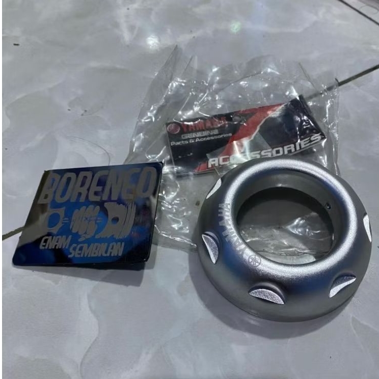 end cup nouvo Z original thailand corong knalpot nouvo Z original yamaha thailand silver