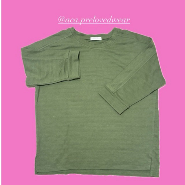 preloved atasan hijau