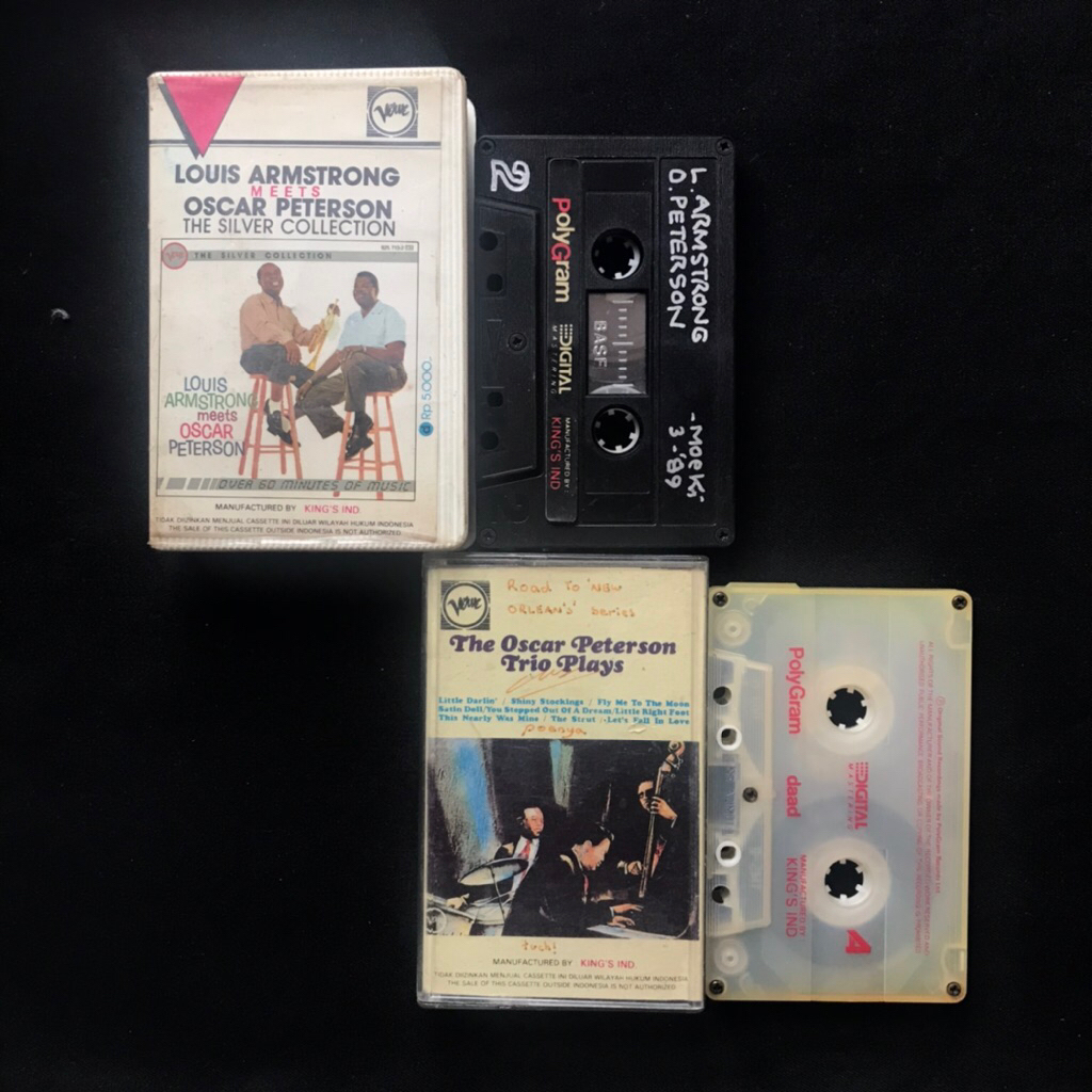 Kaset Louis Armstrong meets Oscar Peterson & Oscar Peterson Trio Plays (sepaket)