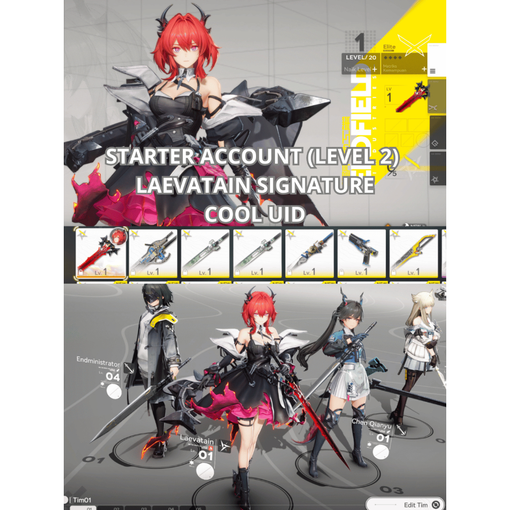 AKUN ARKNIGHTS ENDFIELD (ASIA)