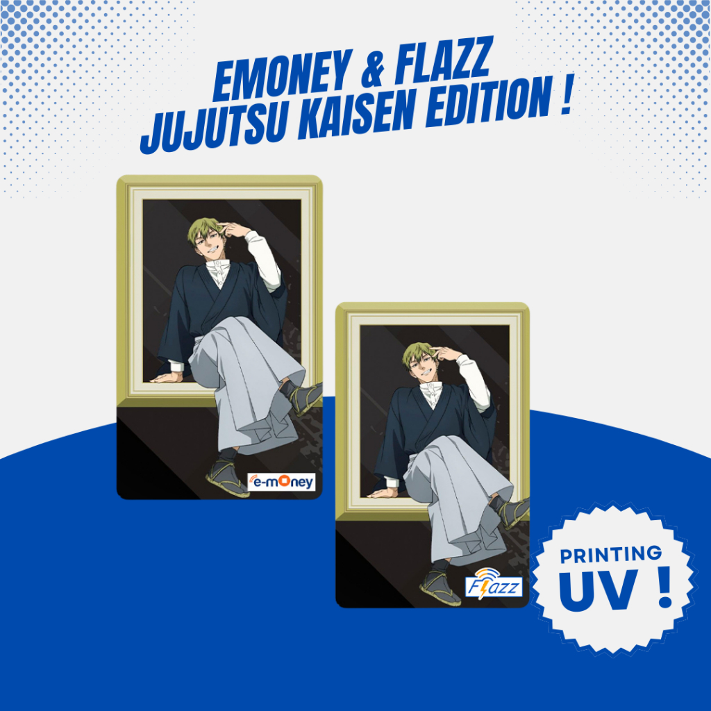 Custom Emoney / Flazz Gen 2 Naoya Zenin Jujutsu Kaisen - Kartu Etoll Mandiri BCA