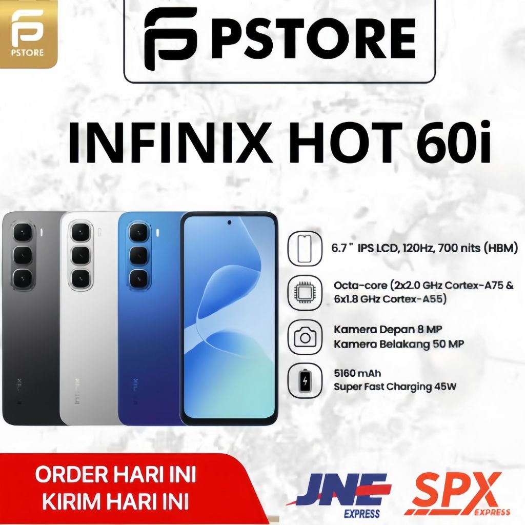 Pstore INFINIX HOT 60i NEW GARANSI RESMI INDONESIA