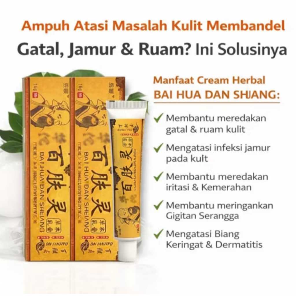 ORIGINAL SALEP CINA untuk gatal & iritasi kulit-jerawat