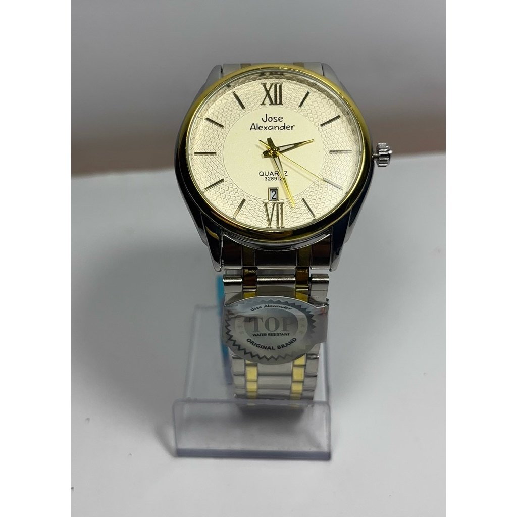 Jam tangan pria Jose Alexander Original rantai stainless steel