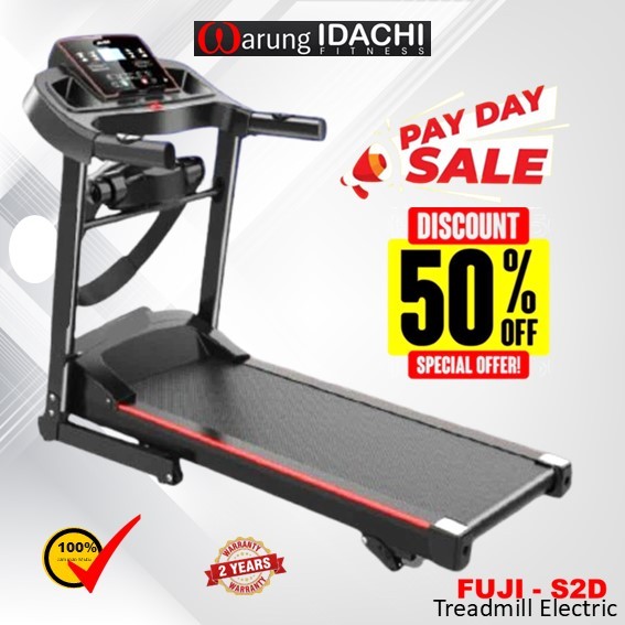 Treadmill Elektrik Alat Fitness, treadmil olahraga praktis di rumah - IDACHI