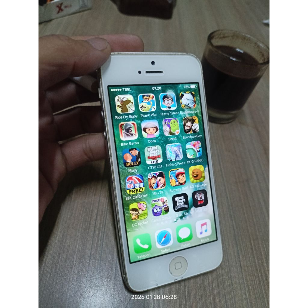 iphone 5g 32gb sinyal baca