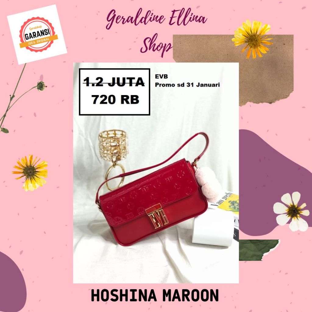 Tas selempang shoulder bag EVB original sale seri HOSHINA