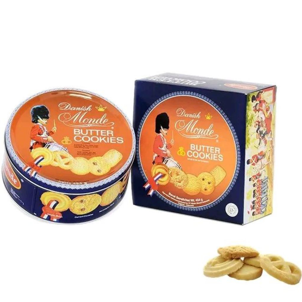 Danish Monde Butter Cookies (454g) Kue Jadul / Biskuit Jadul / Kue Lebaran / Kue Kaleng / Kue Idul F