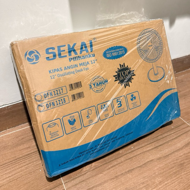 SEKAI KIPAS ANGIN MEJA 12 INCH DFN 1218 - NEW / KIPAS ANGIN KOS