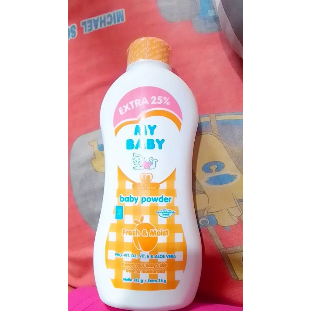 My Baby Powder 150, 250, 350 Gram - Bedak Bayi May Beby