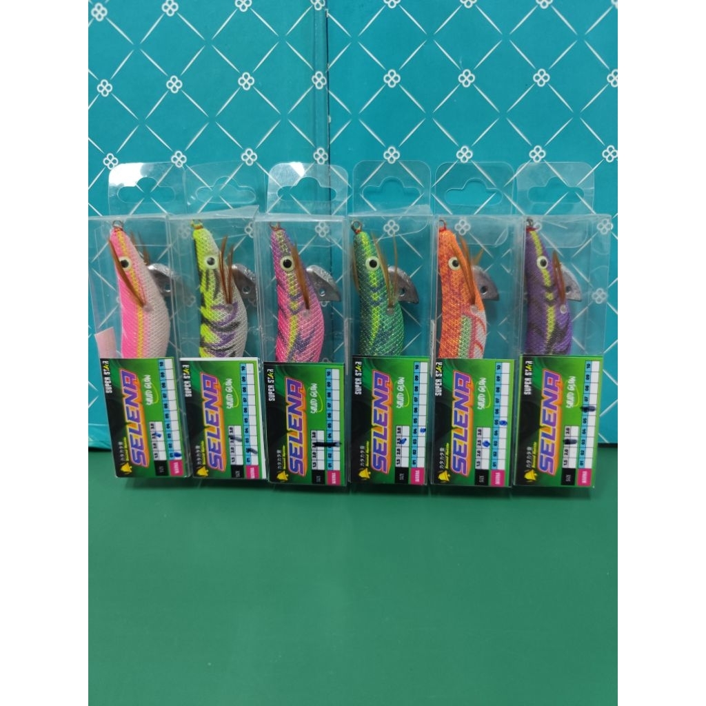 Umpan pancing cumi-cumi Riptide Egi Selena.