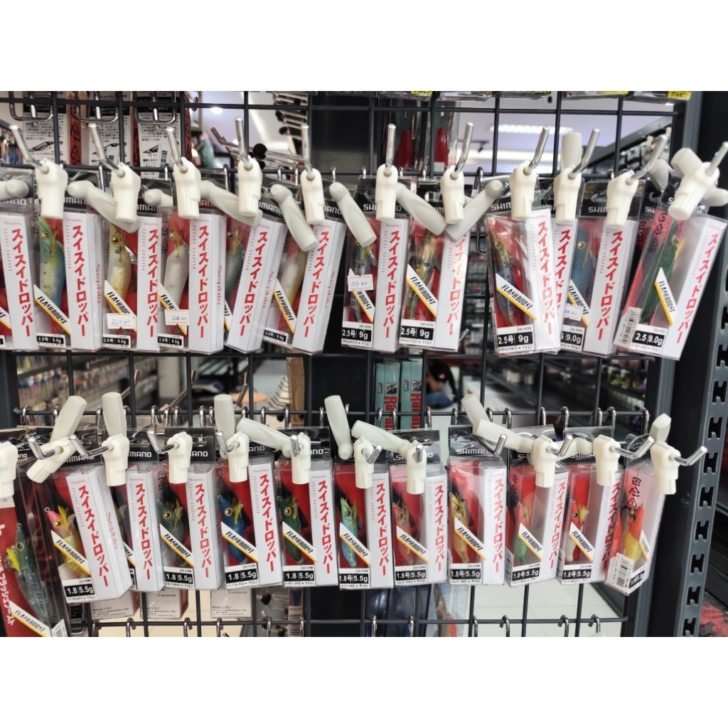 Umpan pancing cumi(squid jigs) Shimano sephia suisui Dropper Flashboost.