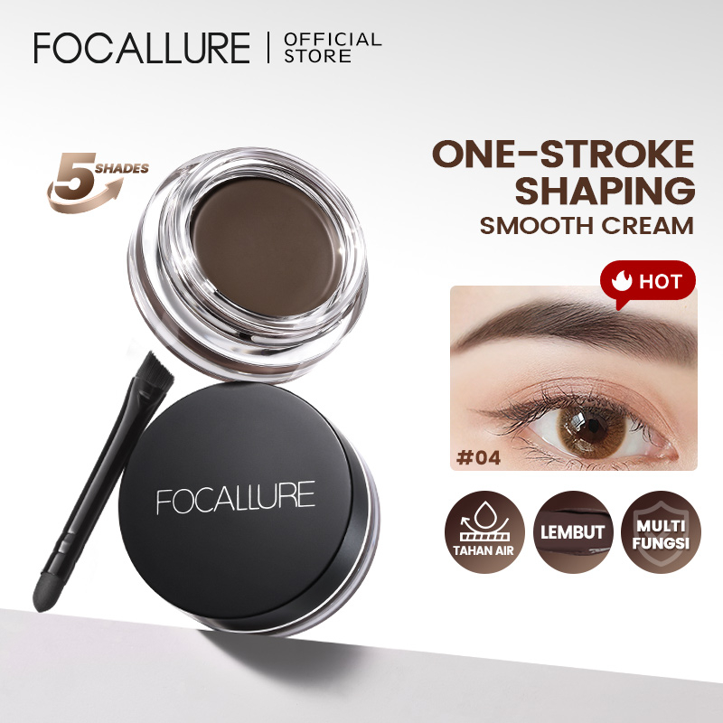 FOCALLURE Waterproof Eyebrow Gel Alis Cream-kosmetik Mata