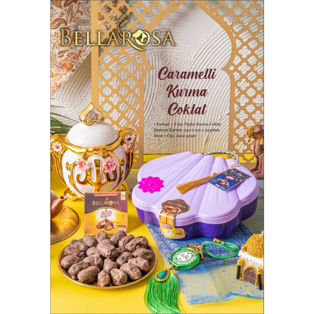 bellarosa hampers coklat caramelli kurma coklat parcel lebaran