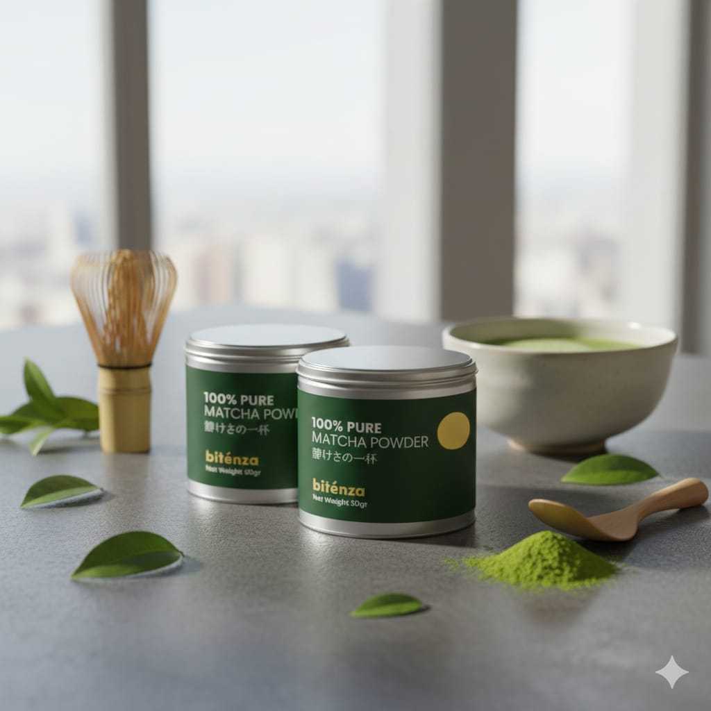 [ READY ] Bitenza - 100% Pure Matcha | Japanese Pure Matcha REAL| Bitenza Boosts Energy 100% Pure Ma