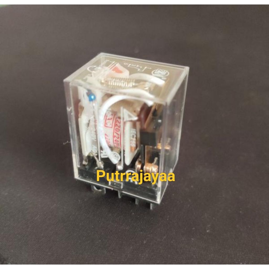 Relay rilay LY2N AC 220 Volt 8 Pin ZN / Relay AC 220V 8 Kaki