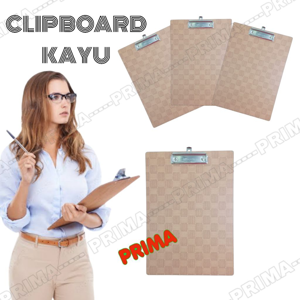 CLIPBOARD / PAPAN DADA / PAPAN KLIP / PAPAN UJIAN