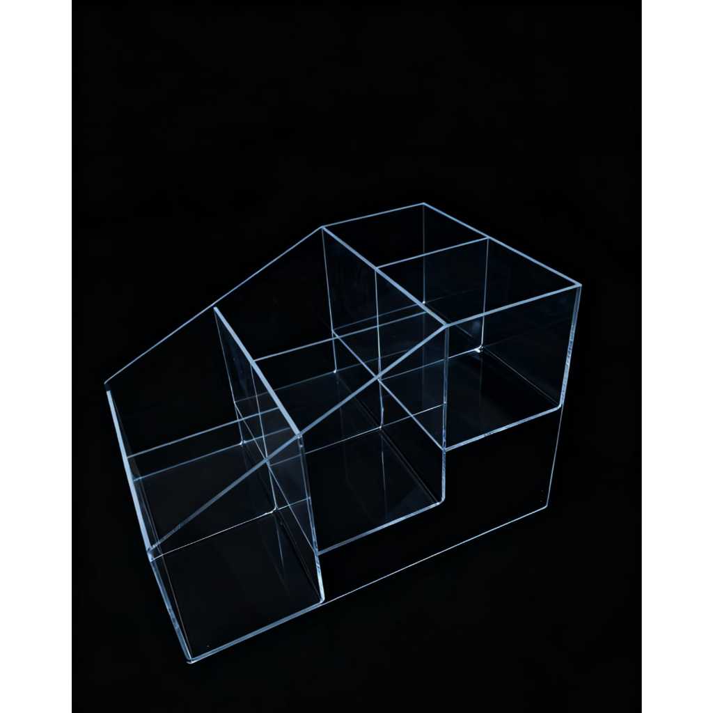 Akrilik Rak Serbaguna Untuk Obat Dan Kopi Sachet | Rak Display Permen Tanpa Tutup | Tempat Jajanan W