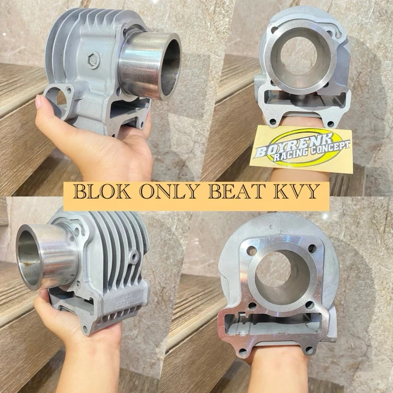 CYLINDER BLOK BEAT KARBU / INJEKSI F1 BORE UP KODE KVY KZL K44 - BOYRENK RACING CONCEPT