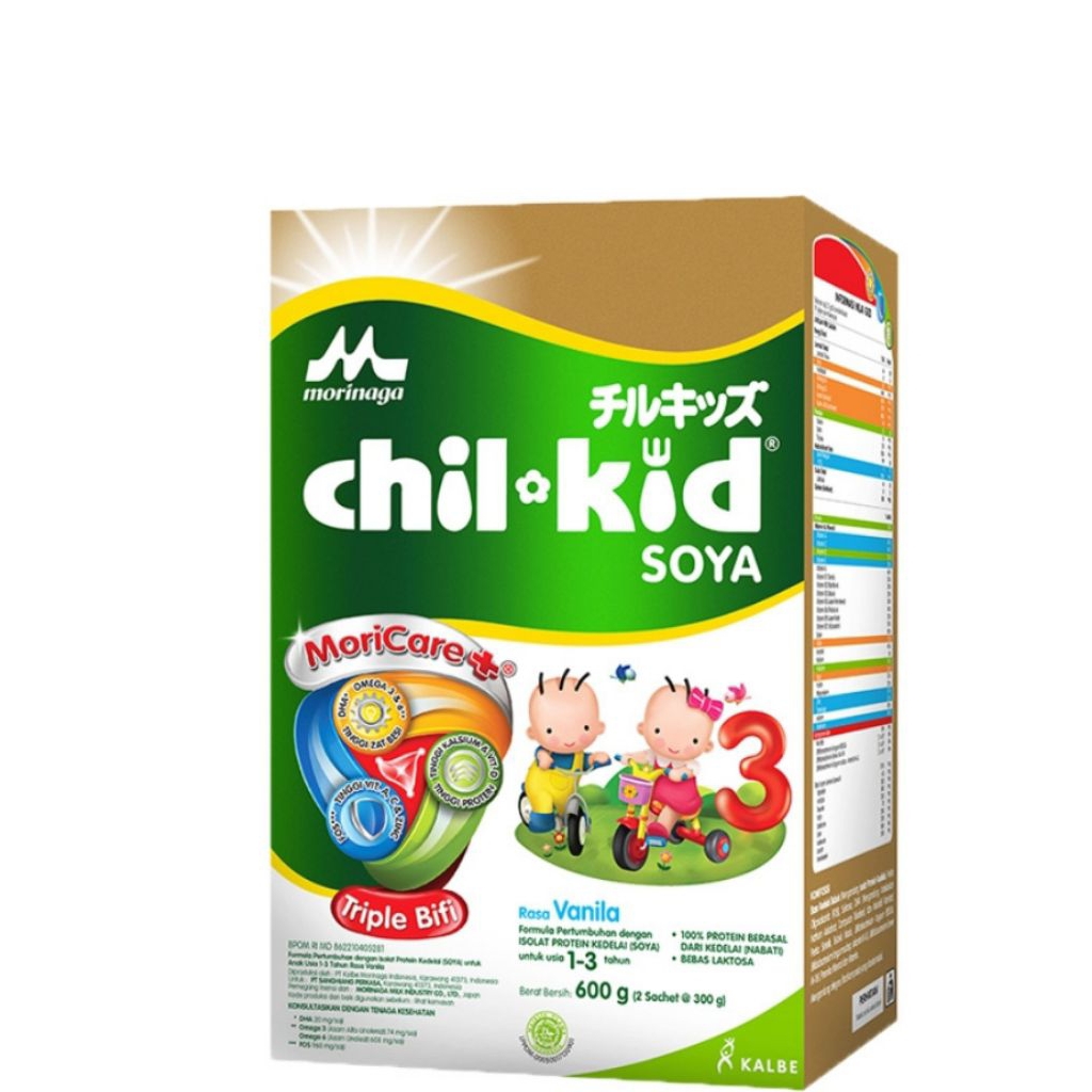 morinaga chil-kid soya 3 vanila 600g