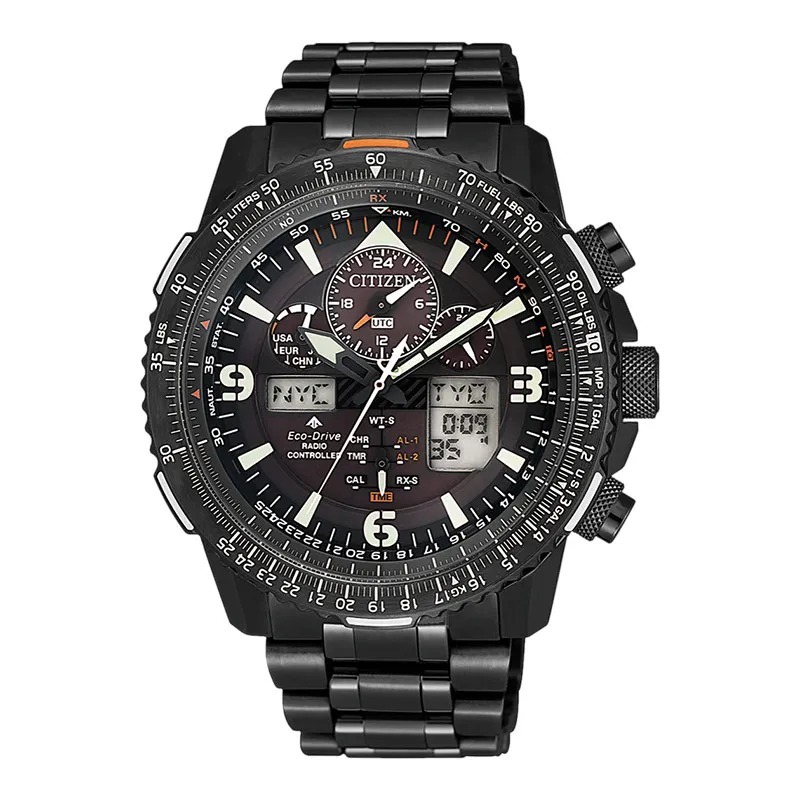 Jam Tangan CITIZEN Promaster Pria Original CTZ JY8085-81E Skyhawk Eco Drive Black