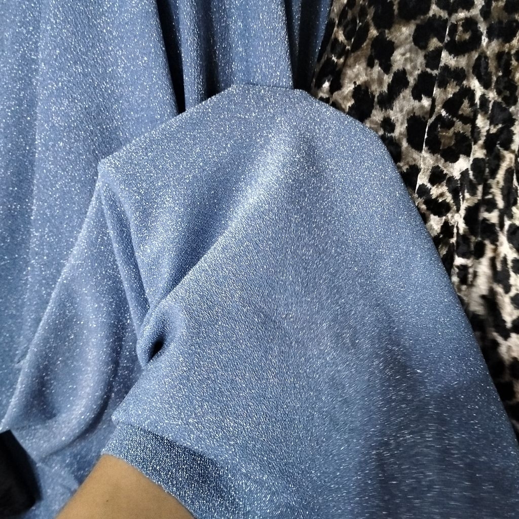 bahan kain spandek metalik garmen/kain spandek metalik mewah