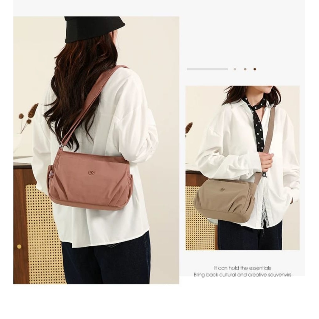 JIELSHI 11.502# Tas selempang wanita sling bag cewek bahan parasut Premium