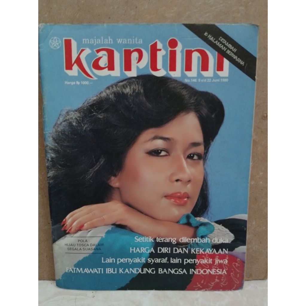majalah Kartini Juni 1980 cover mira