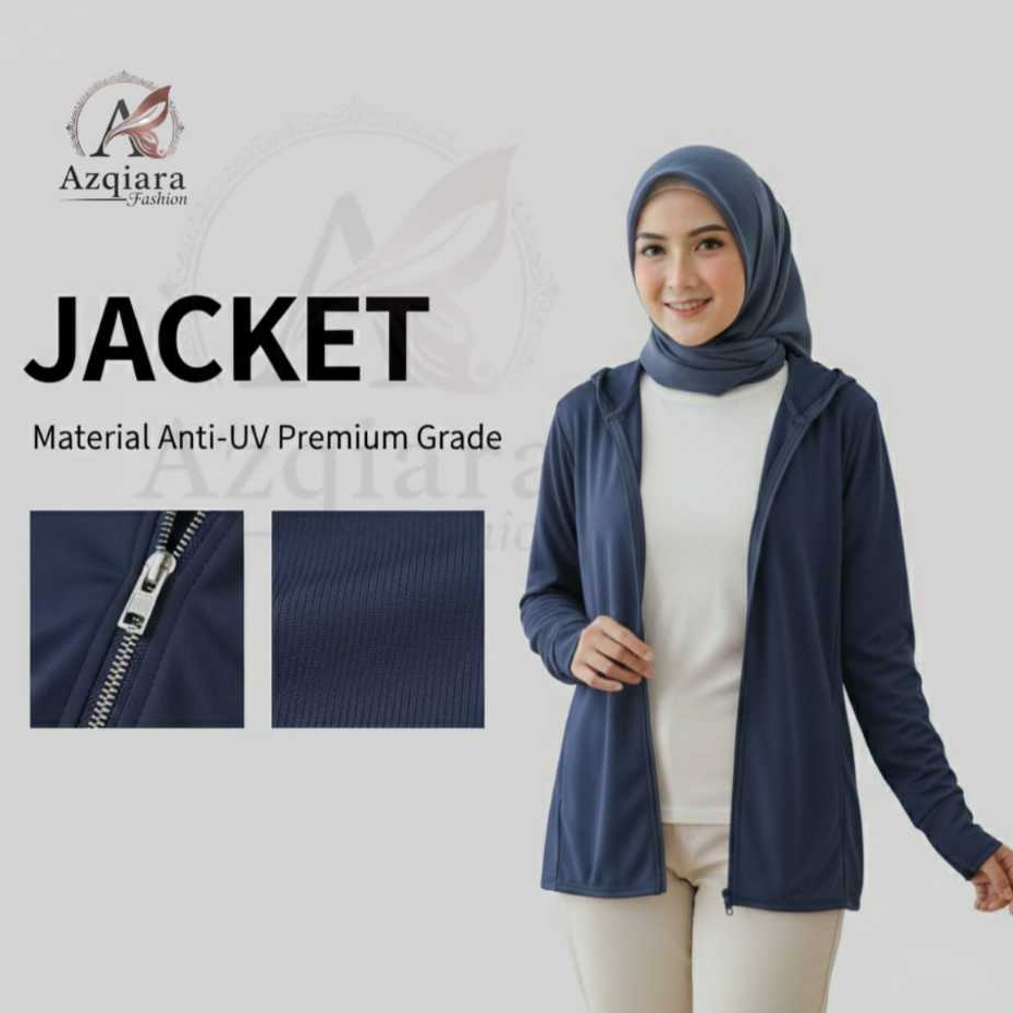 Jaket mesh hoodie UV protection