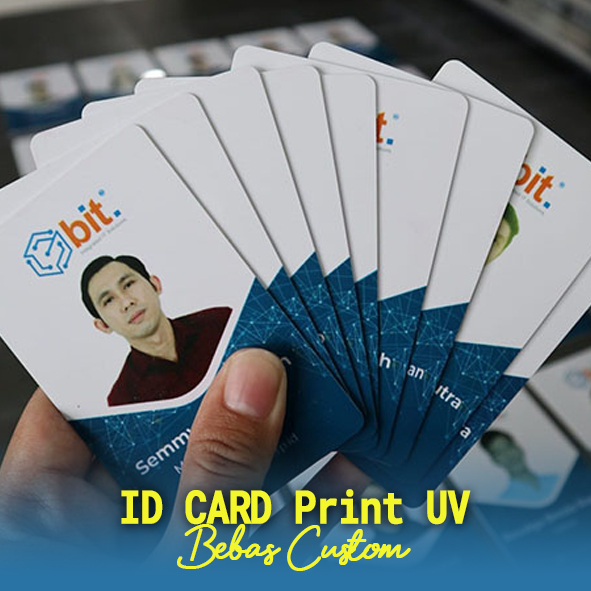 Cetak ID Card Print UV, ID Card Print UV Warna Lebih Tajam dan Presisi, ID Card Print UV Premium Pek