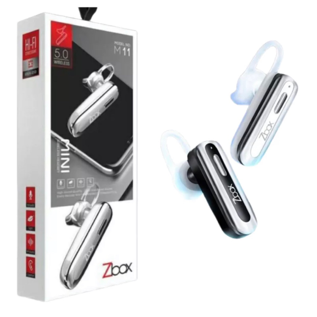 (ZBOX)HEADSET BLUETOOTH ZBOX M11 + SAMBUNGAN |ORIGINAL