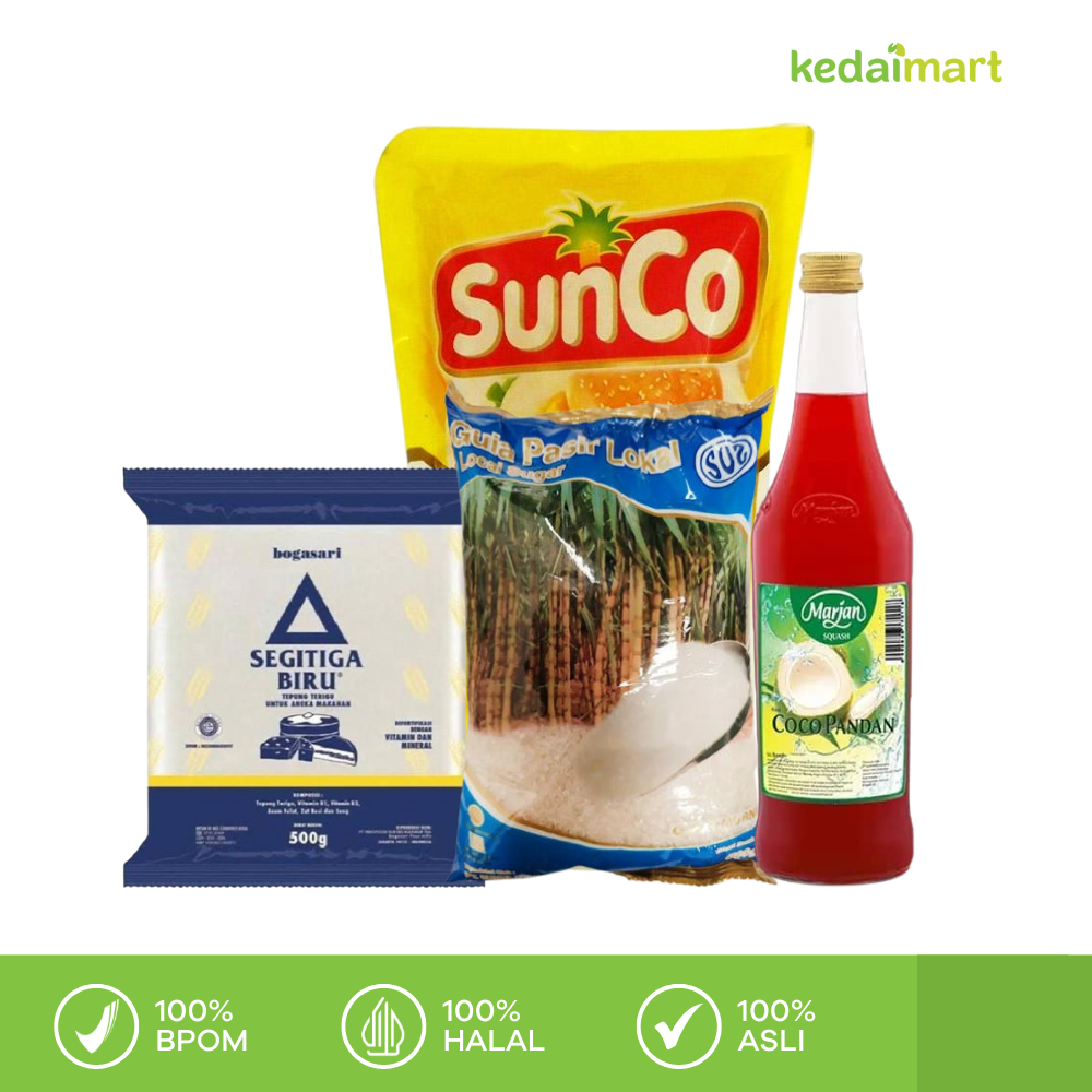 Sembako Spesial C (Gula, Minyak Goreng, Sirup, Tepung Terigu)