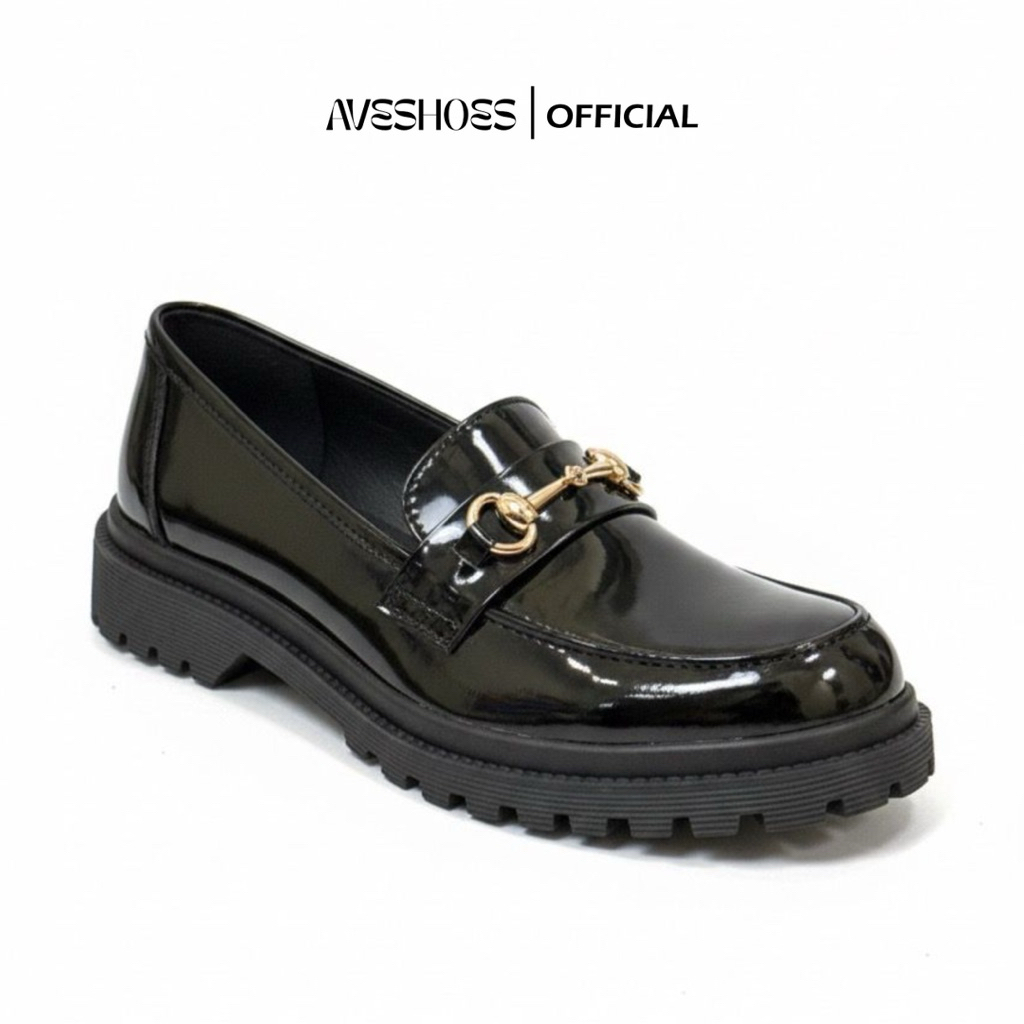 Sepatu Docmart Wanita Kulit Hitam Glosy Sepatu Casual Import Premium