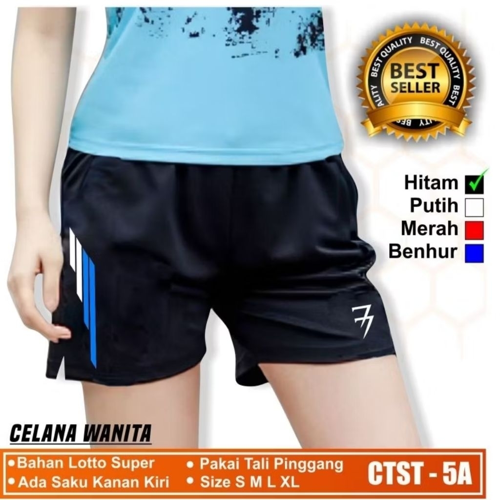 Celana pendek olahraga wanita bawahan olahraga cewek voli trining runningCelana pendek voli cewek